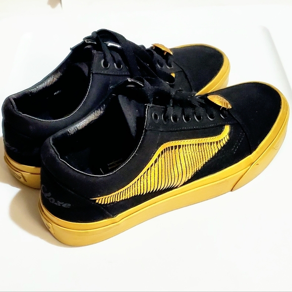 VANS HARRY POTTER GOLDEN SNITCH X OLD SCHOOL SHOES. UNISEX M-Sz:7.5 W-Sz:9 - Picture 7 of 11